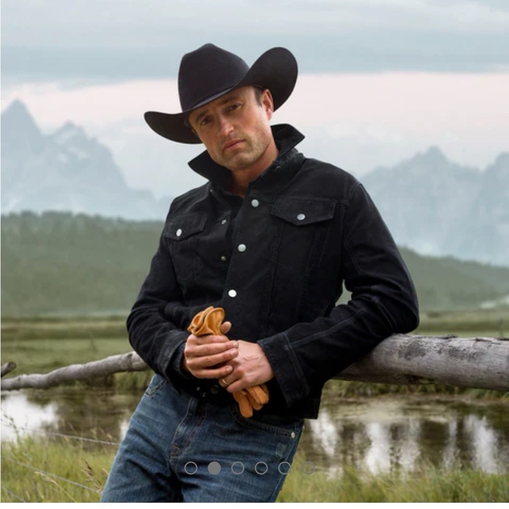 Stetson leather jacket brand new size large $400 retail